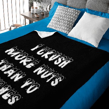 Discover Christmas Humor Nuts Nutcracker Gift Baby Blankets