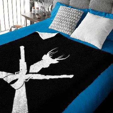 Discover Deer Hunting Rifles Baby Blankets