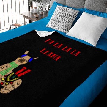 Discover Fa La la la Llama Baby Blankets