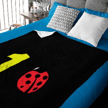 Discover The First Ladybug Funny Baby Blankets