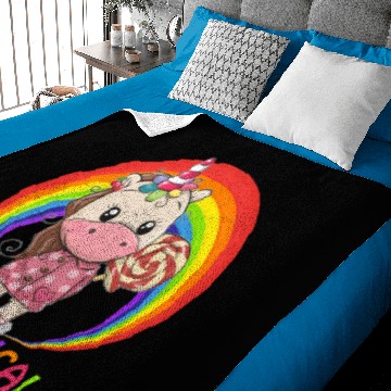 Discover Lollipop Unicorn Baby Blankets