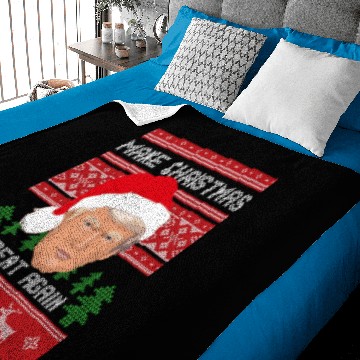 Discover Make Christmas Great Again Baby Blankets
