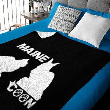 Discover Maine Coon cat kitty Baby Blankets