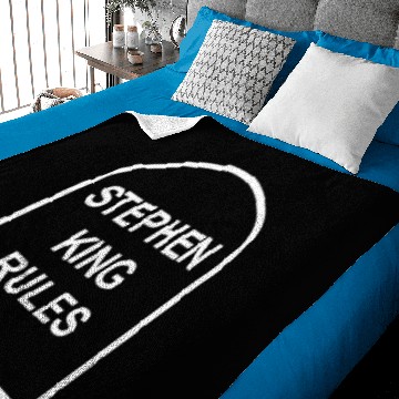 Discover STEPHEN KING RULES Baby Blankets