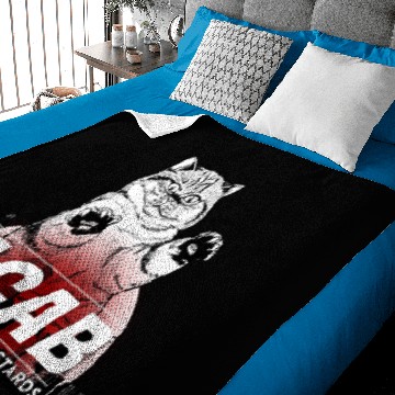 Discover All Cats Are Bastards - ACAB Baby Blankets