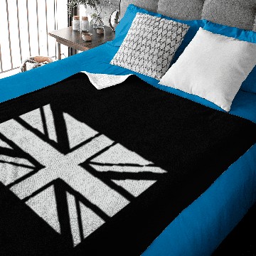 Discover Black Union Jack Baby Blankets