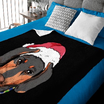 Discover Dachshund Christmas Dachs Present Gift Baby Blankets