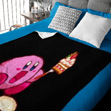 Discover Kirby and Cake Baby Blankets