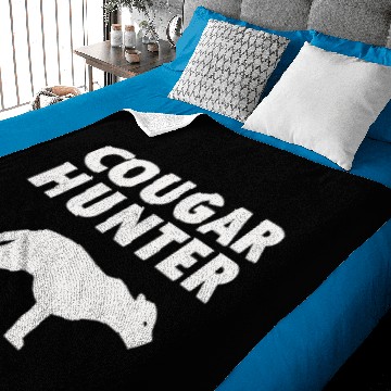 Discover Cougar Hunter Baby Blankets