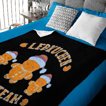Discover Gingerbread baking team christmas funny Baby Blankets