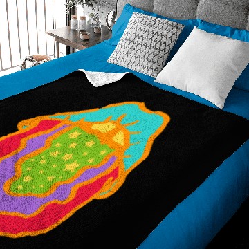 Discover Psychedelic Tongue Baby Blankets