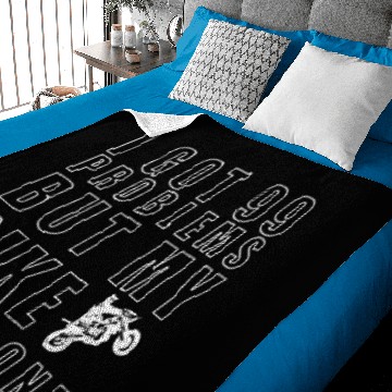 Discover 99 problems, my bike ain't one Baby Blankets