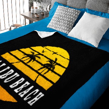 Discover Malibu Beach white Baby Blankets