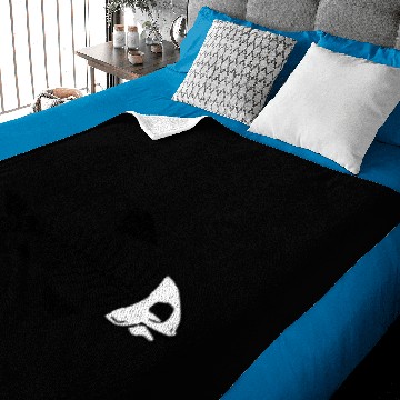 Discover Fish skeleton white Baby Blankets