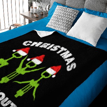 Discover Christmas workout skeleton Baby Blankets