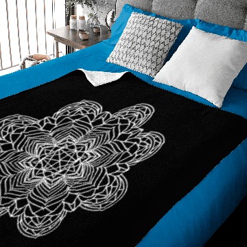 Discover mandala 19 white Baby Blankets