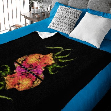 Discover Draugr - Psychedelic Two Face Baby Blankets