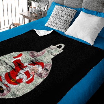 Discover Dabbing Santa Claus Baby Blankets