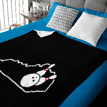 Discover Bowling Pins Kentucky Funny Bowling Baby Blankets
