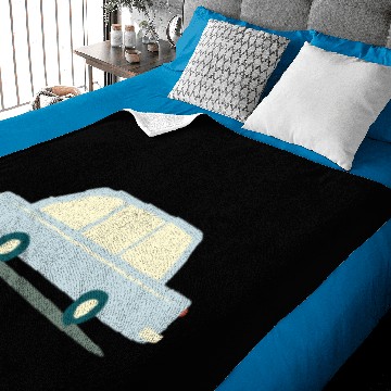 Discover Vintage Retro Duck Egg Blue Car Baby Blankets