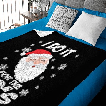Discover i do it for the ho's santa claus gift Baby Blankets