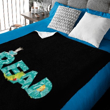 Discover Read Patterned Book Letters Readers Birthday Baby Blankets