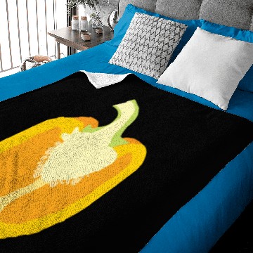 Discover Bell pepper orange Baby Blankets