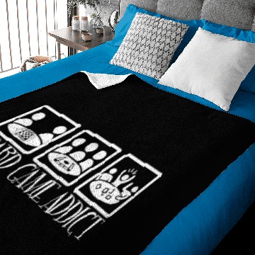 Discover Board Game Addict Baby Blankets