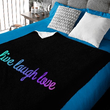Discover live laugh love Baby Blankets