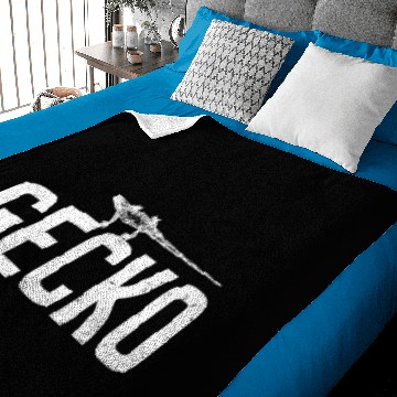 Discover Gecko reptile Baby Blankets