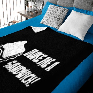 Discover MAKE ME A SANDWICH Baby Blankets