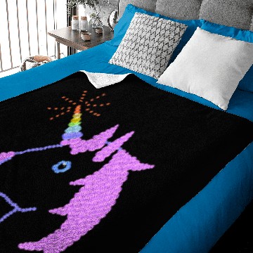 Discover Flip sequin style Unicorn Baby Blankets