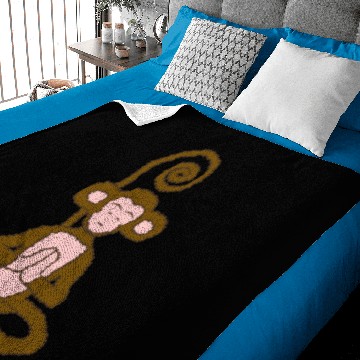Discover Monkey Meditating Meditation Animal Zen Buddhism Baby Blankets