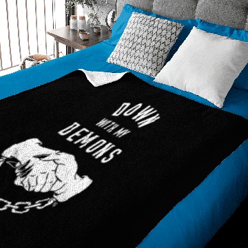 Discover down with my demons Baby Blankets
