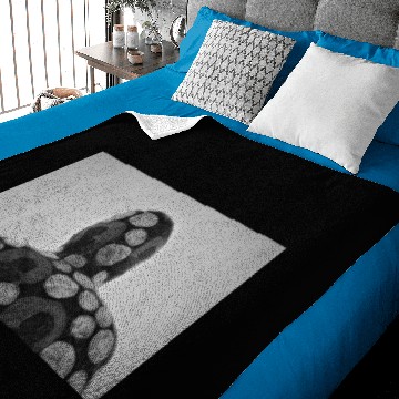 Discover The Dimensional Figure, Grayscale Baby Blankets