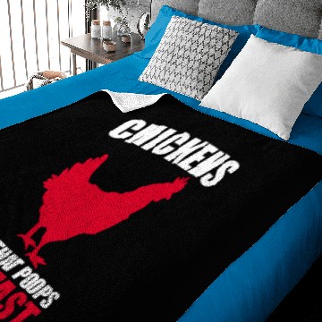 Discover chickens chicken egg breakfast eggs funny present Baby Blankets