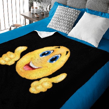 Discover Be Nice Smiley Face Baby Blankets