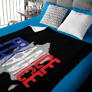 Discover France Baby Blankets