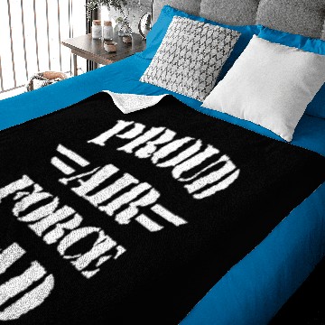 Discover Proud Air Force Dad Father s Day Military Patrioti Baby Blankets