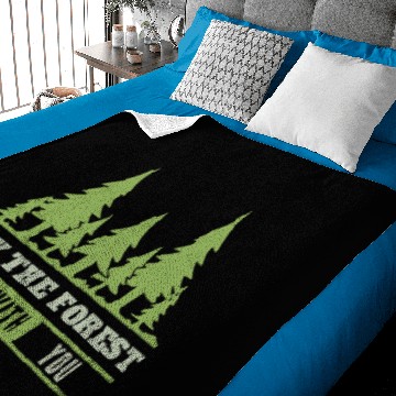 Discover May The Forest Be With You Baby Blankets