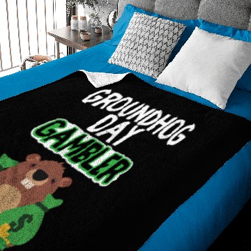 Discover Groundhog Day Gambler Baby Blankets
