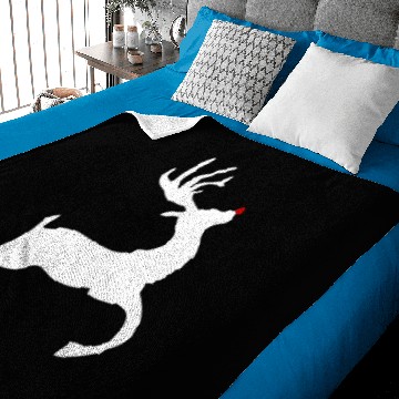 Discover Rudolph red nose reindeer xmas time Baby Blankets