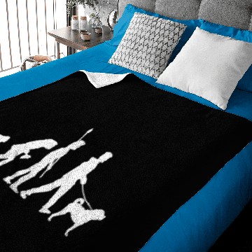 Discover Funny Evolution Shar-Pei Dog Owner Gift Baby Blankets