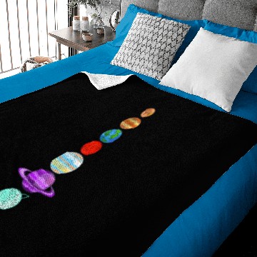 Discover Solar system planets cosmos Baby Blankets