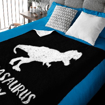 Discover Papasaurus Rex Baby Blankets