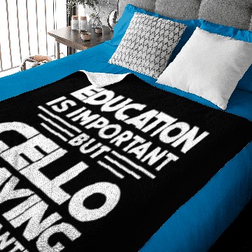 Discover Cello instrument Orchestra is importanter Baby Blankets