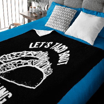 Discover Let's Taco Bout Curling Geschenk Gift Curl Baby Blankets