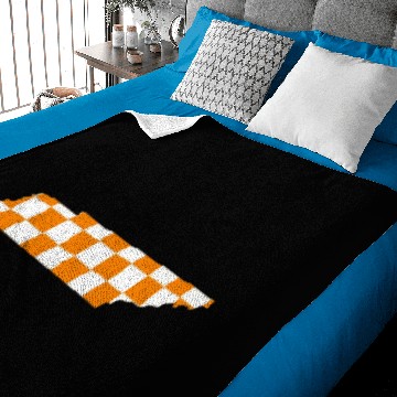 Discover Tennessee Checkerboard State Baby Blankets Sticker