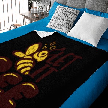 Discover Bee honey bees die honey queen bee queen Baby Blankets