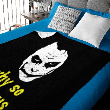 Discover why so serious Baby Blankets